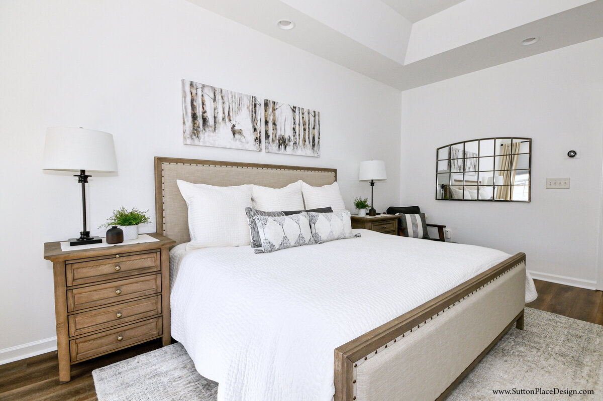 master bedroom interior design sutton place cornelius davidson lake norman builder logo