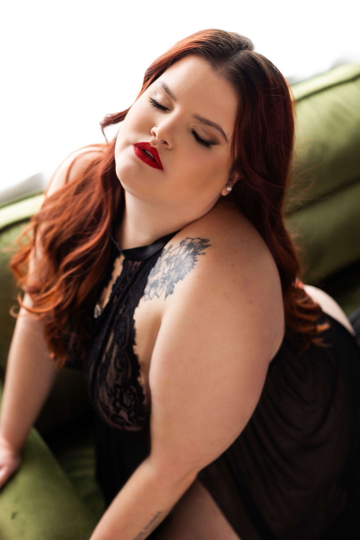couch boudoir session arizona