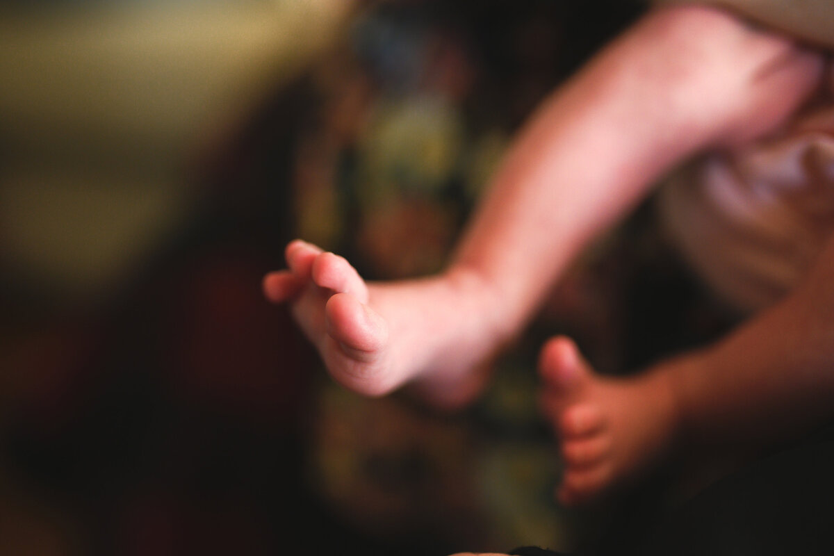 new baby feet