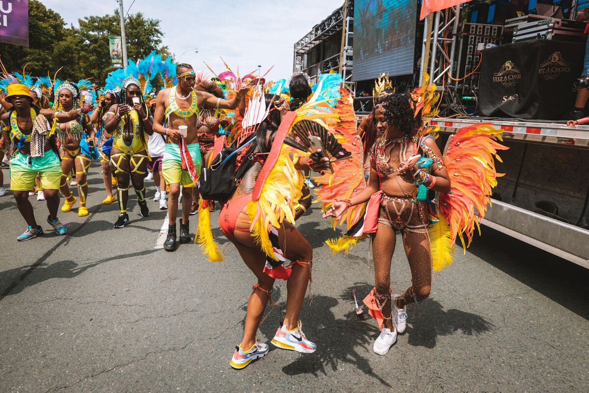 Photos of Masqueraders from Toronto Carnival 2023 - Sunlime Mas Band - Medium Band of The Year 2023-093