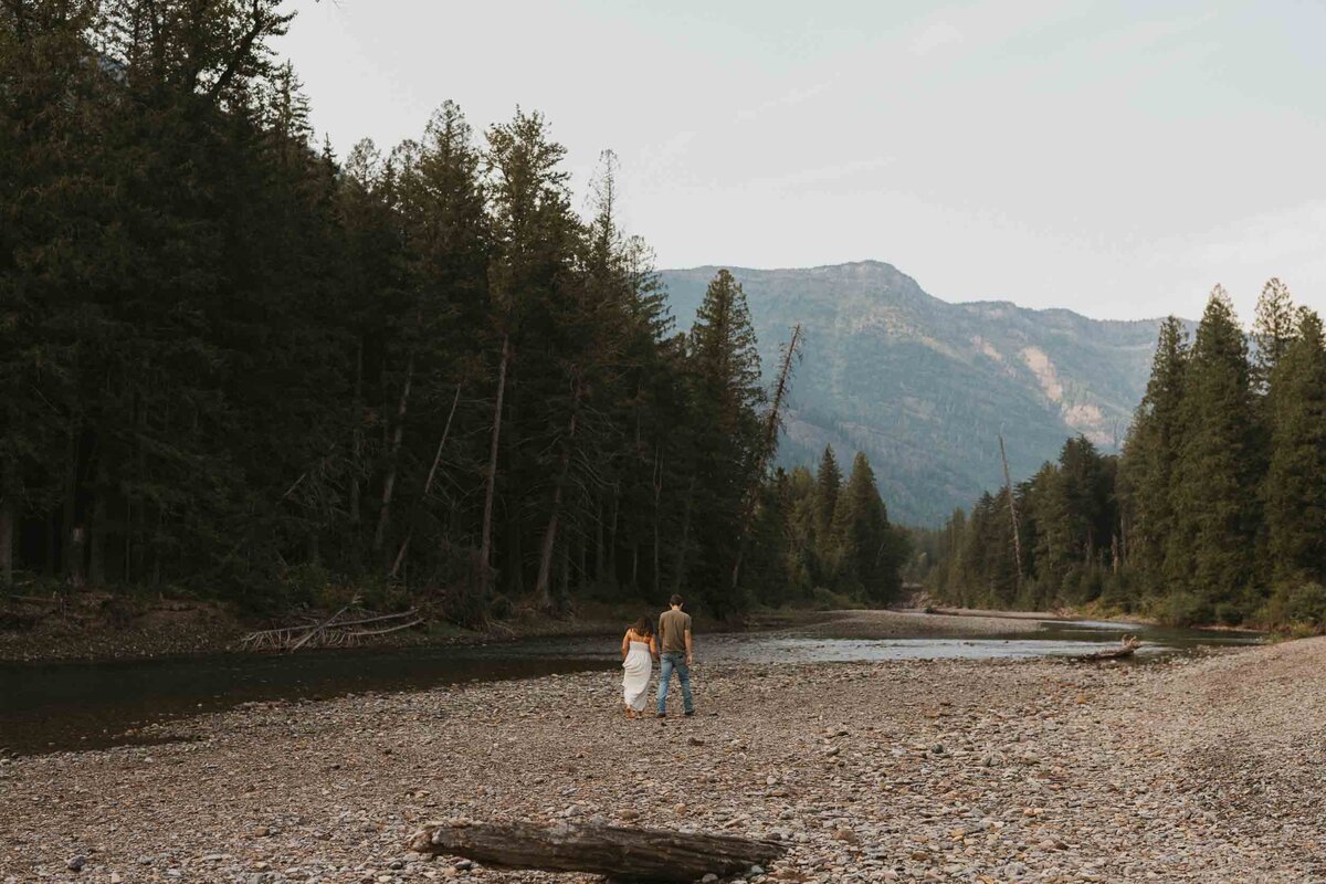 Glacier National Park Engagement Photos