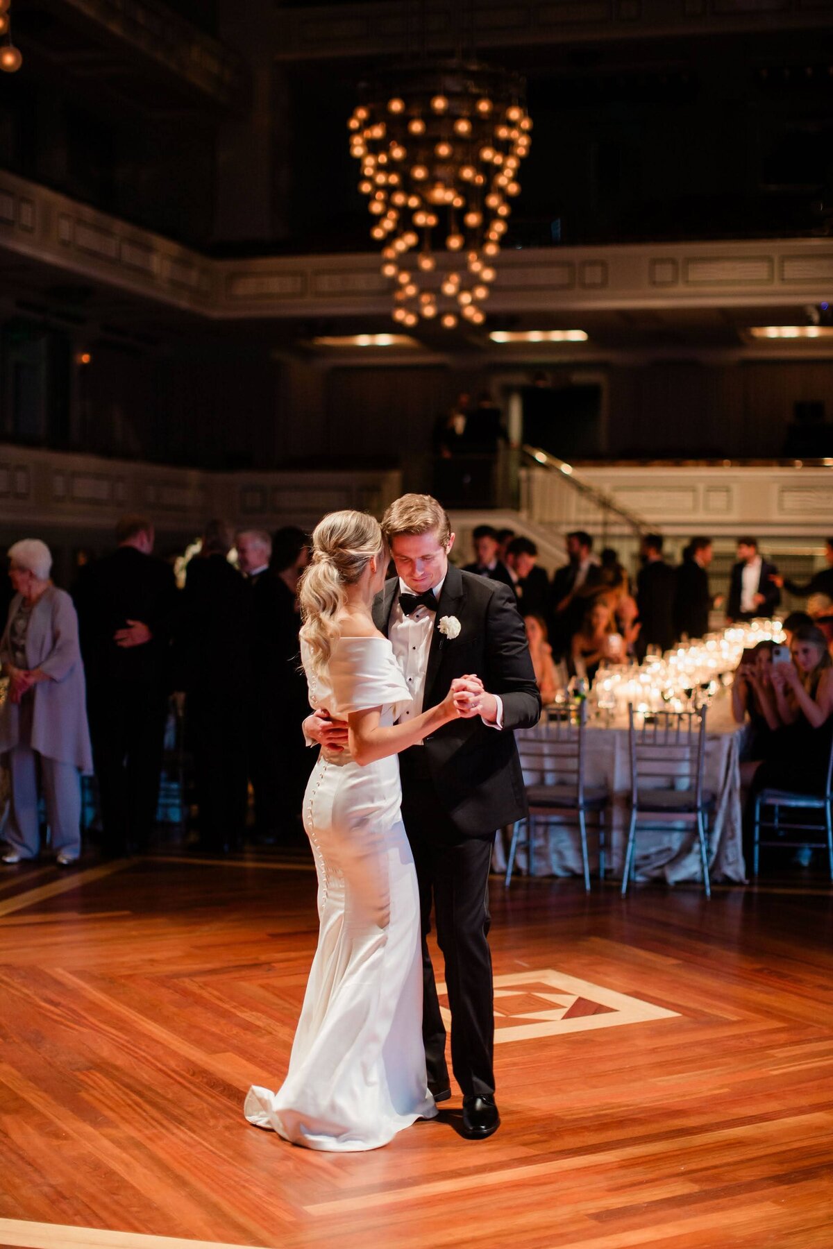 Bride and groom first dance Nashville Symphony Schermerhorn Wedding