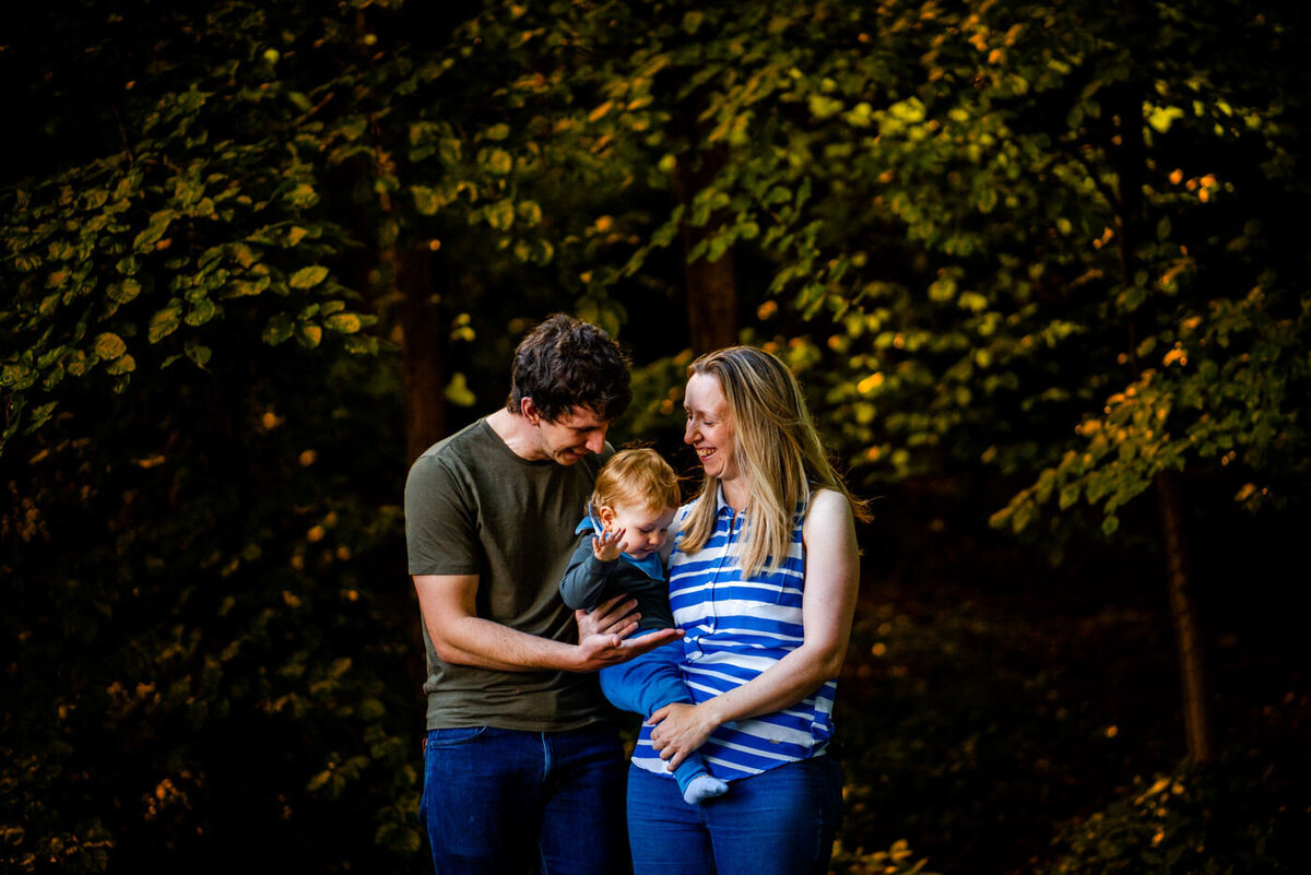 bristol family sat on a. bench together