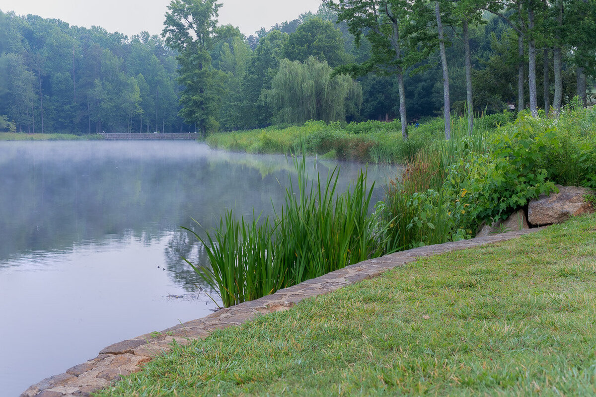 greenville-furman-university-lake-fog