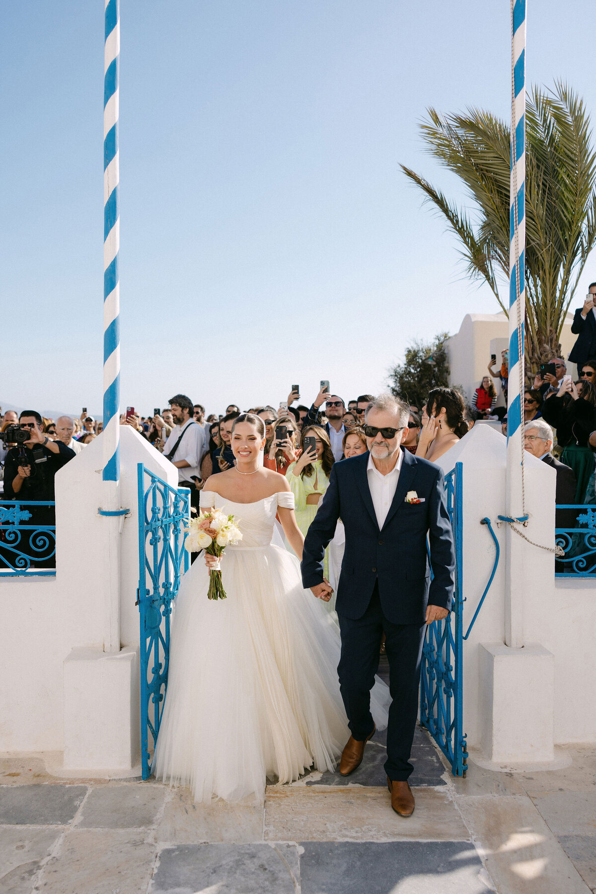 J&E | Glamorous Greece Wedding
