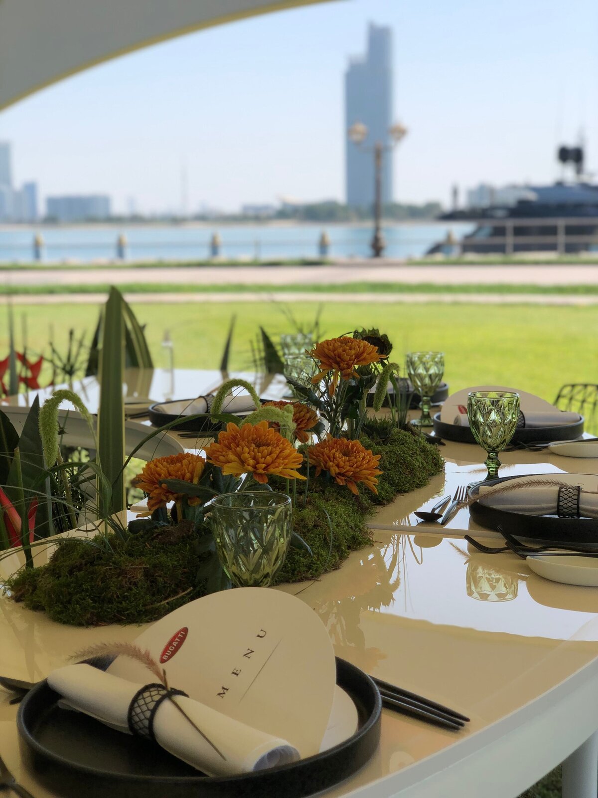rock-your-event-corporate-event-design-planning-styling-dubai-UAE-Bugatti-driver-luncheon