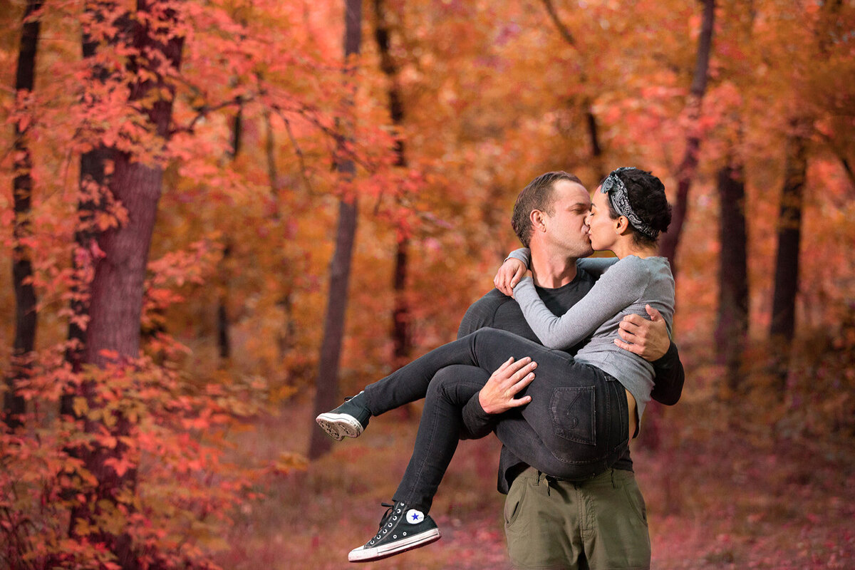 Fun Sedona engagement sessions by DePoy Studios.