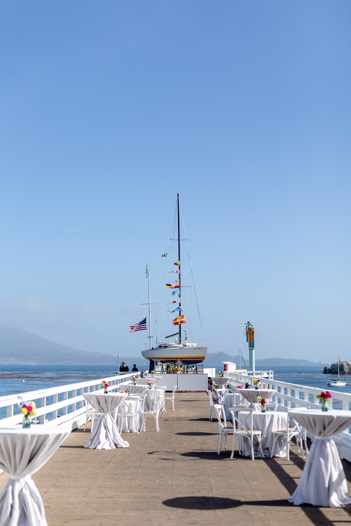 Cocktail hour at Pebble Beach Pier