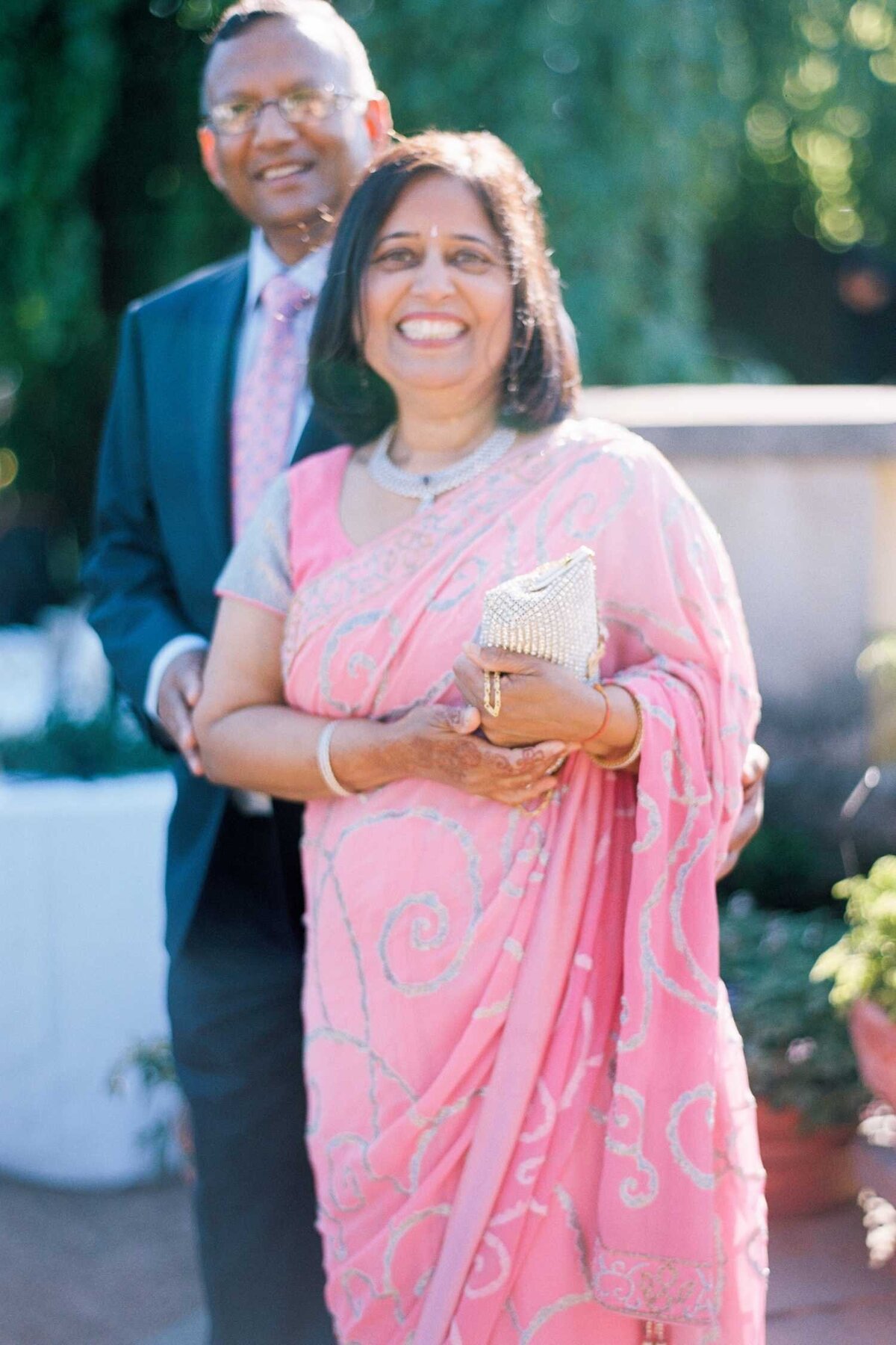 Indian Wedding Guests at Romantic Luxury Chicago North Shore Garden Wedding Venue