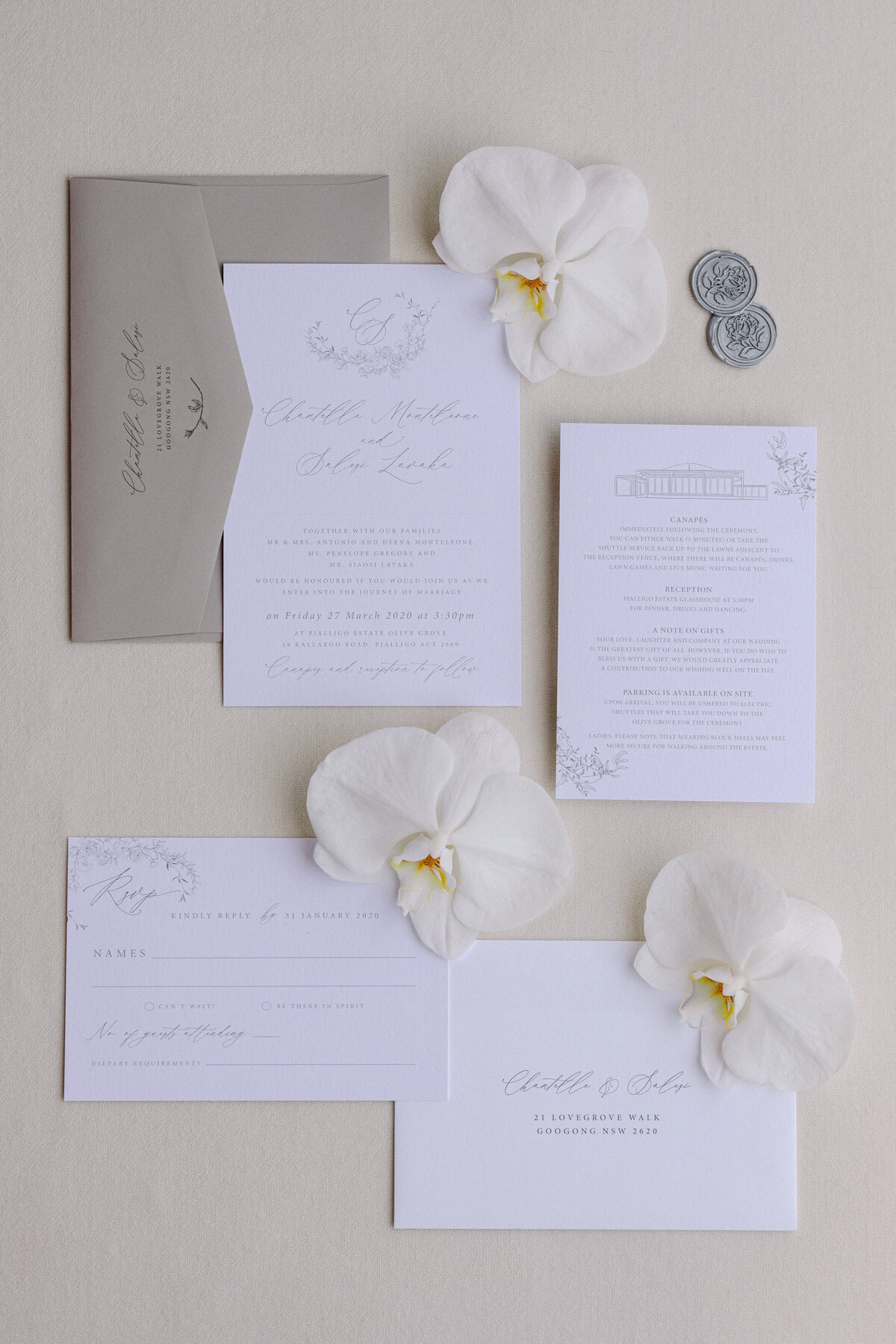 Minimalist Wedding invitations