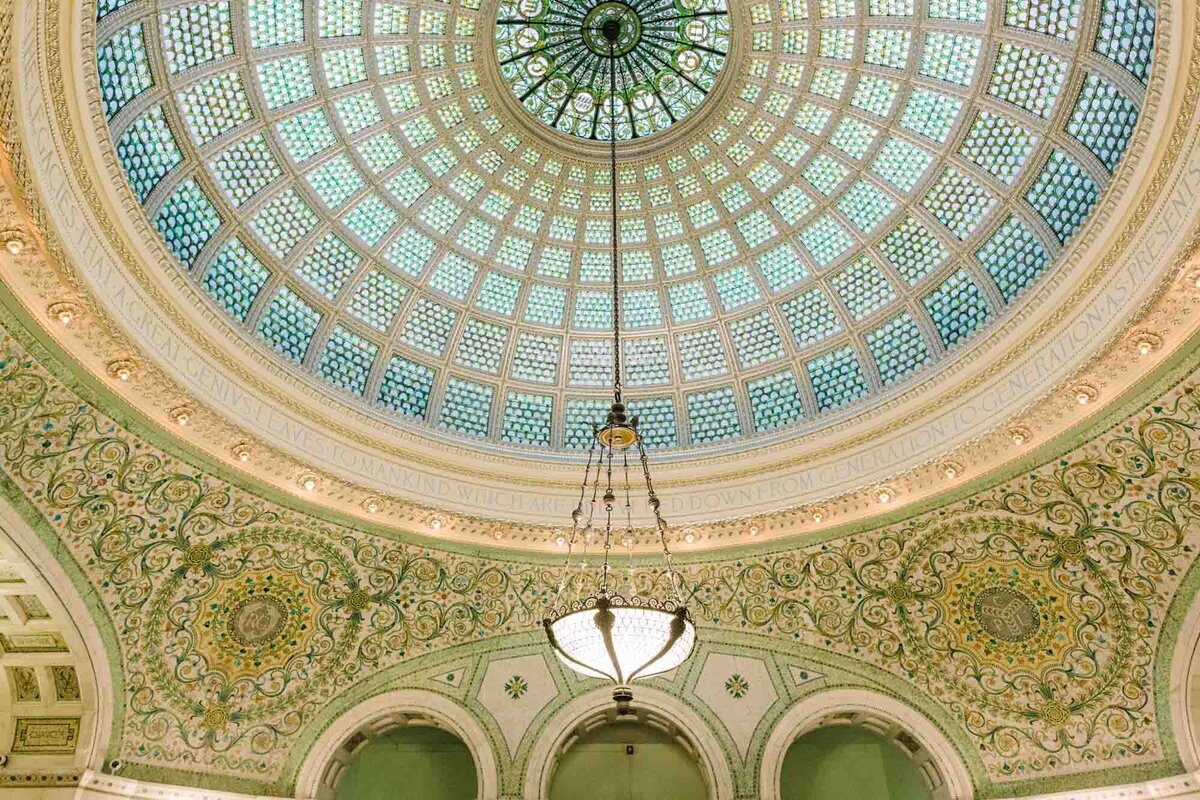 Architecture photographer Ashley Biess captures one of the largest Tiffany Domes in the world