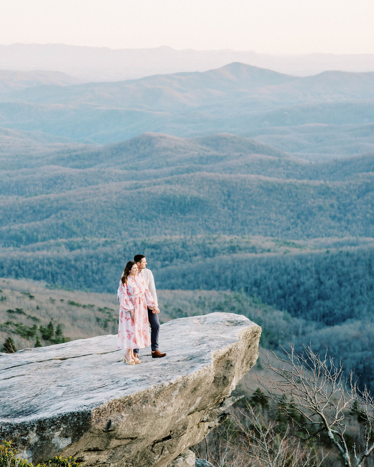 The Fourniers | Grandfather Mountain Engagement-112