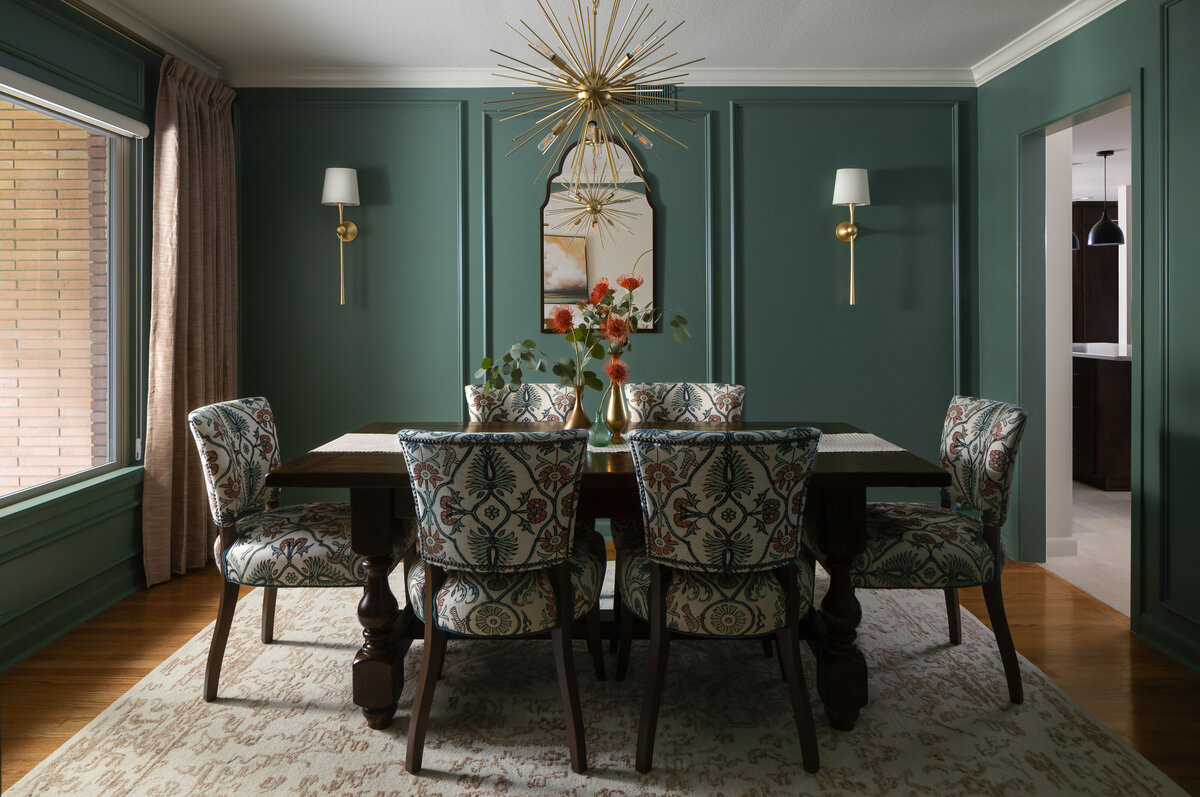 dusti j design modern dining room