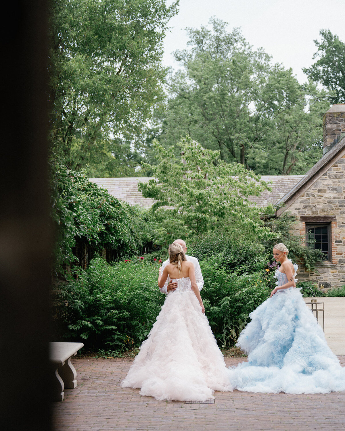 Brielle and Matt Wedding - Father First Look-60