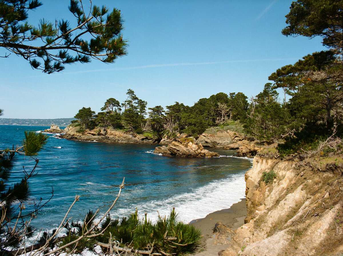 Point Lobos landscape captured by Kate Winters Photography, showcasing authentic, candid moments in Carmel, CA.