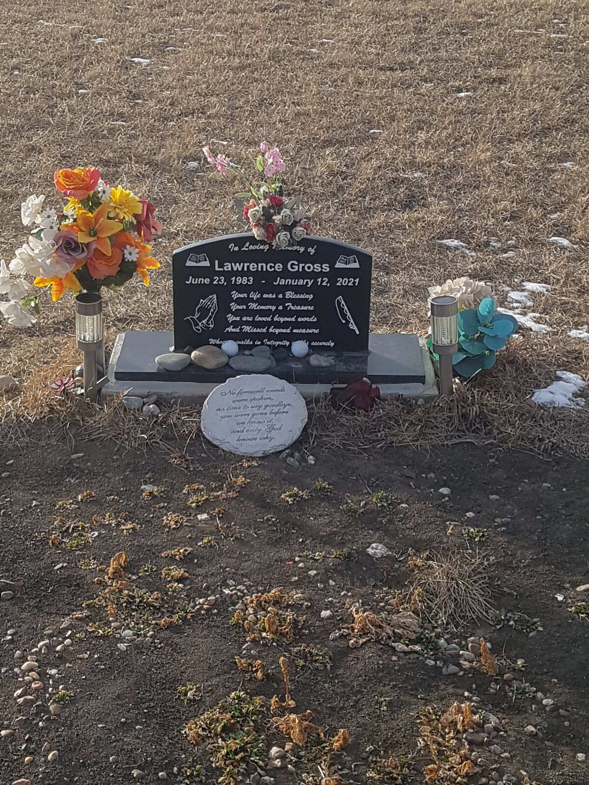 VCC Monuments SK Cemetery Headstone