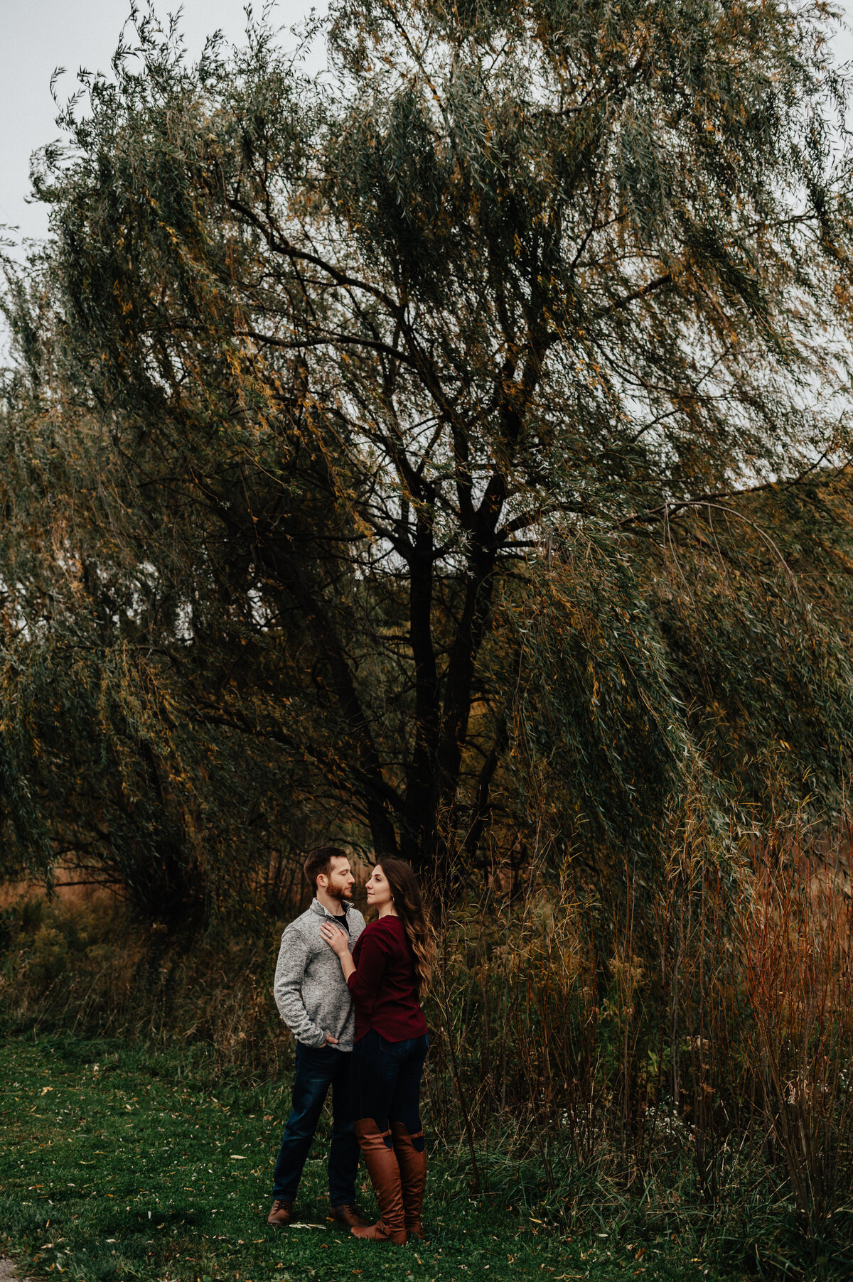 cleveland ohio engagement session