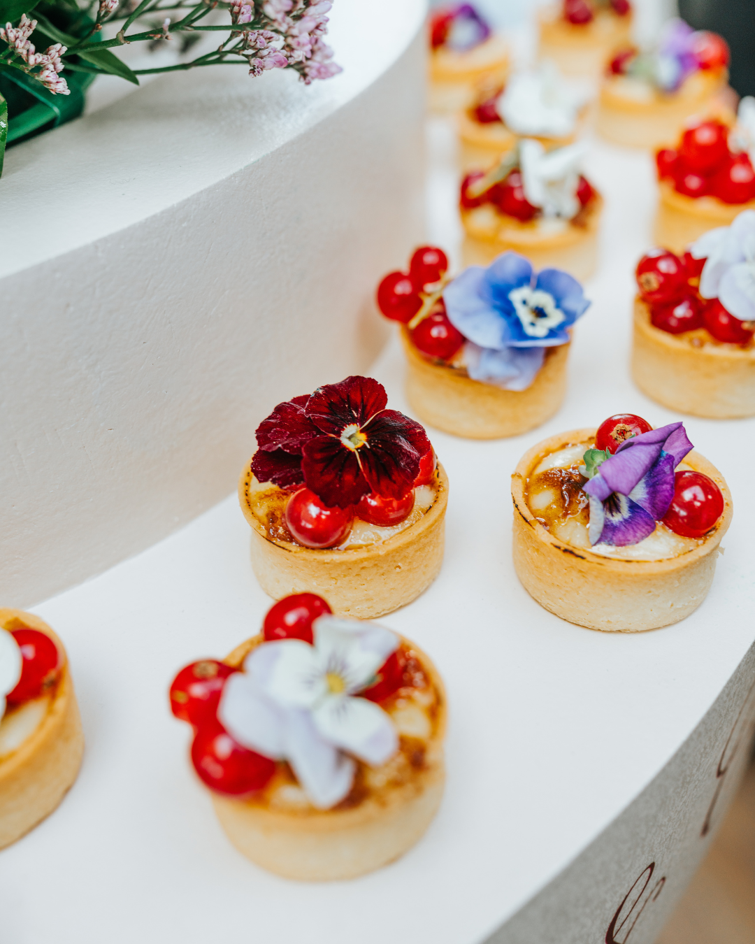 Event food styling and catering setup in London by Nouré & Co