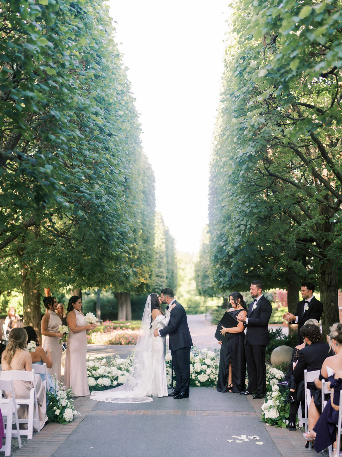 Summer Chicago Botanic Gardens Wedding Highlights | Amarachi Ikeji Photography 107