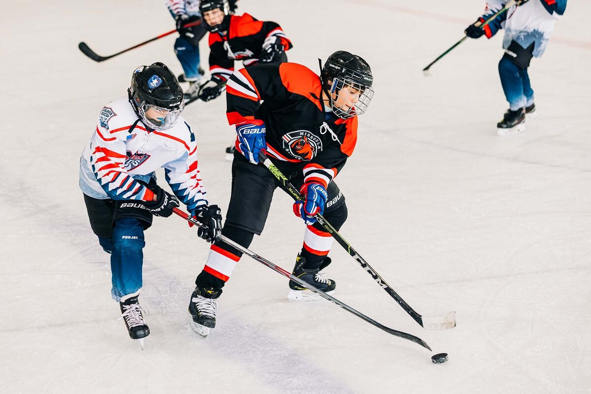 Missoula ice hockey game at Glacier Ice Rink