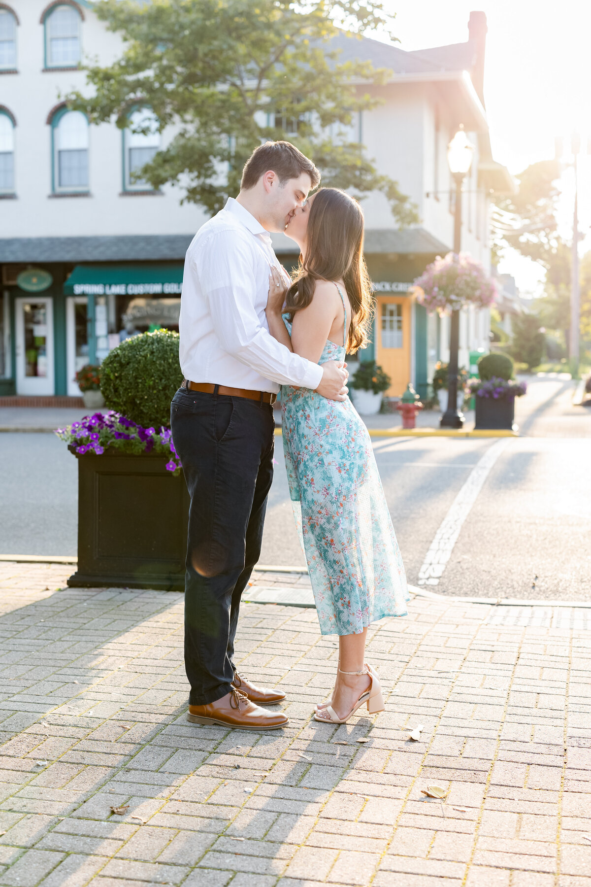 New Jersey Wedding Photographers	Spring Lake, NJ	Downtown Spring Lake 3rd Avenue	Engagement Session	Summer August	Elegant Luxury Artistic Modern Editorial Light and Airy Natural Chic Stylish Timeless Classy Classic Romantic Couture Fine Art Experienced Professional Love Couples Emotional Genuine Authentic Real Fashion Fairy Tale Dream Lovers Jersey Shore Intimate	Engagement Session Photos Portraits Image 5