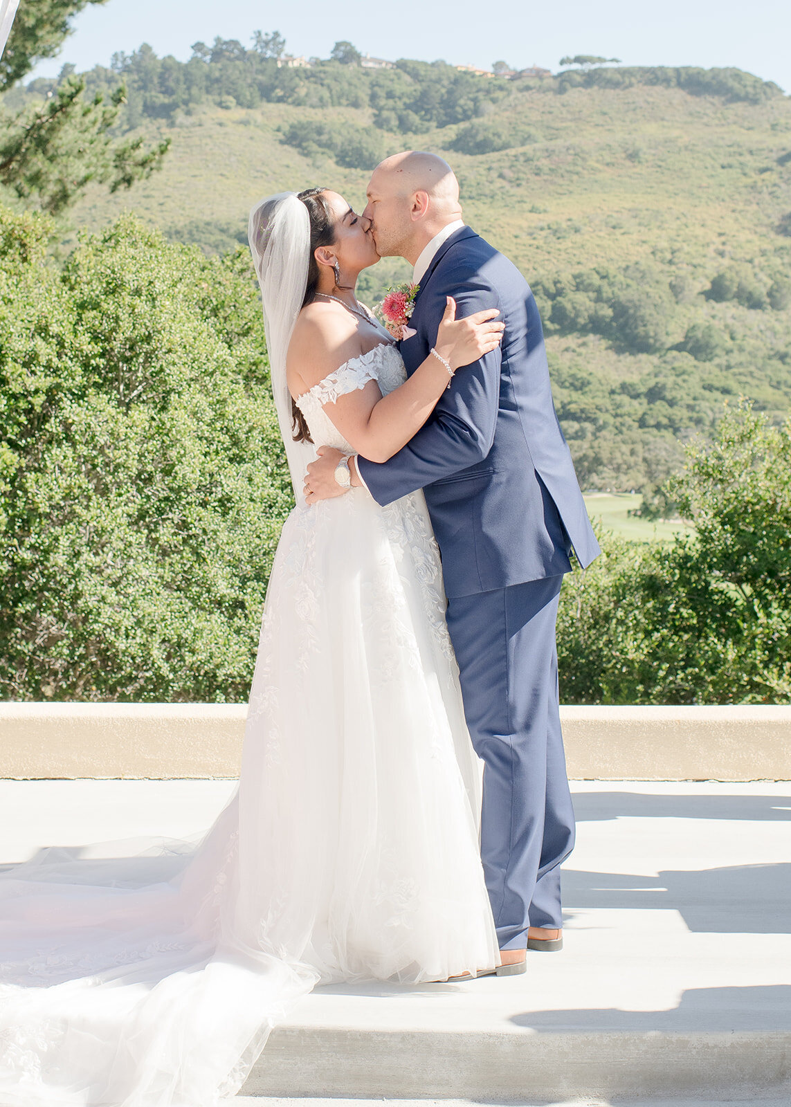 first kiss-at-monterey-ceremony-