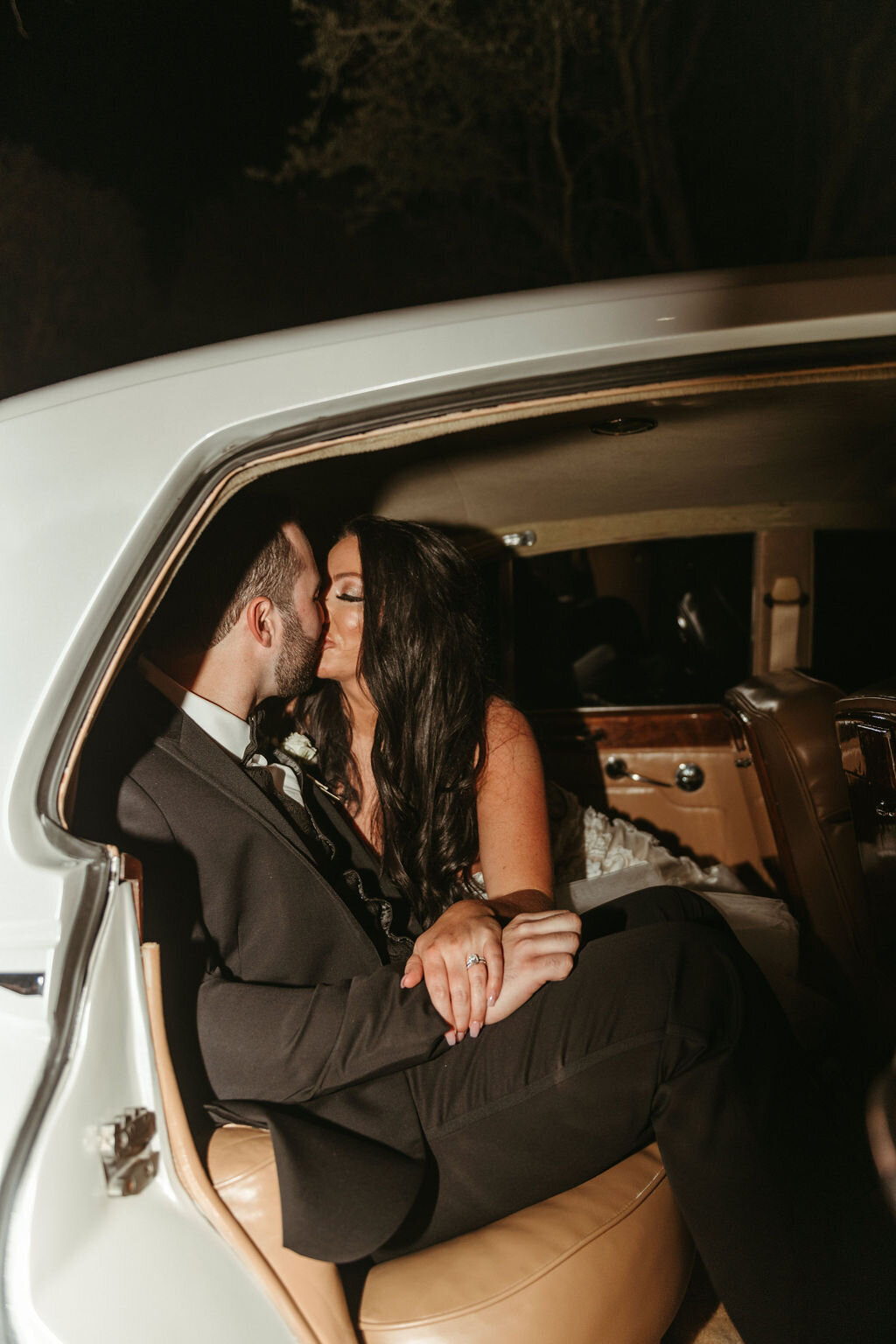 34 - Mision Lago Estate Wedding Vintage Car Sendoff - Tampa Bay Wedding Planner