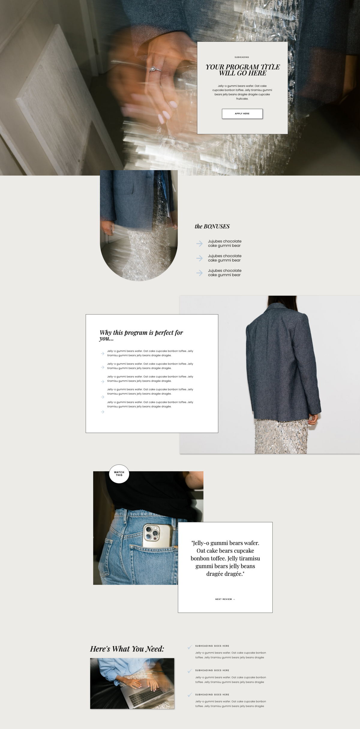 Juliette Sales Page [mai tai noir collection]