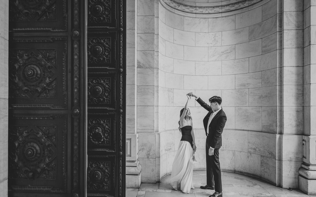 new york public library engagement session
