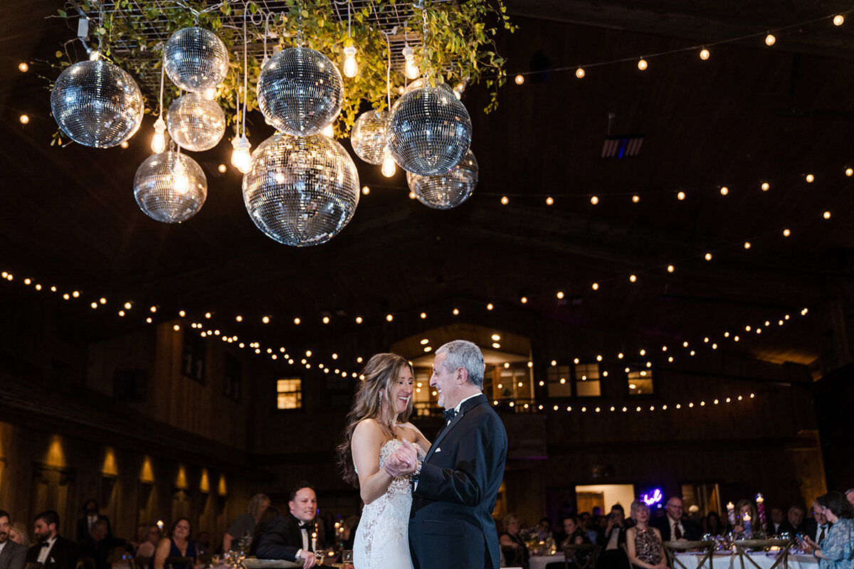 dad first dance wedding reception