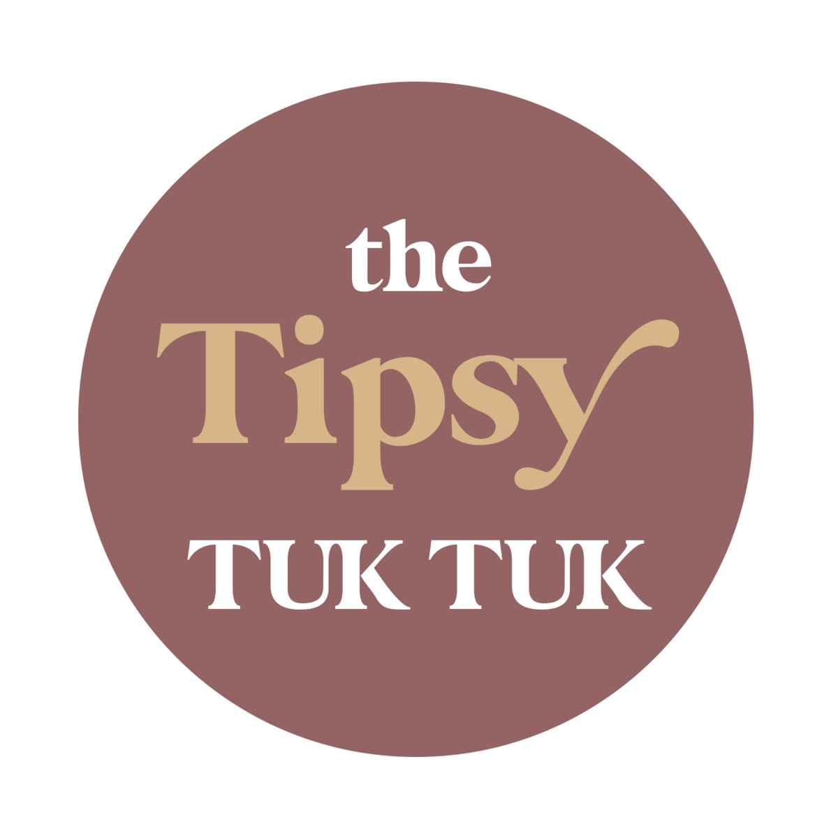 The Tipsy Tuk Tuk Sticker 2