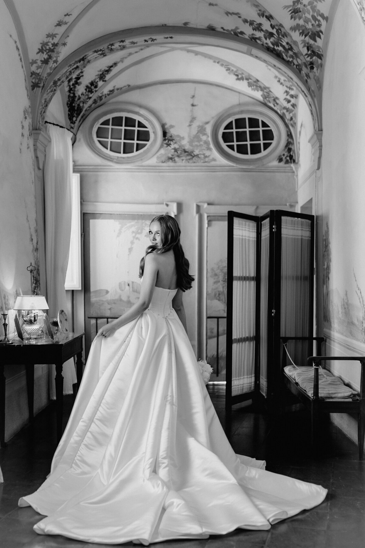 Bride Portrait in Tuscany
