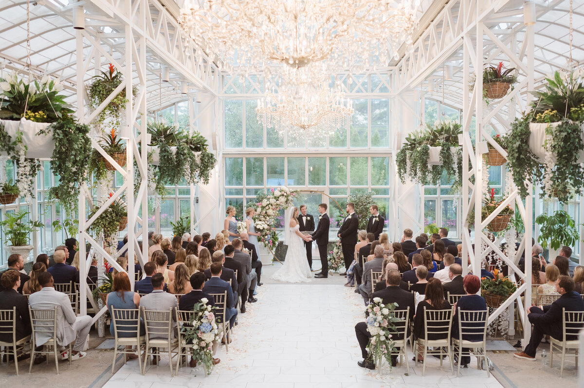 wedding photo of a beautiful enchanting whimsical ceremony at the Madison hotel in NJ