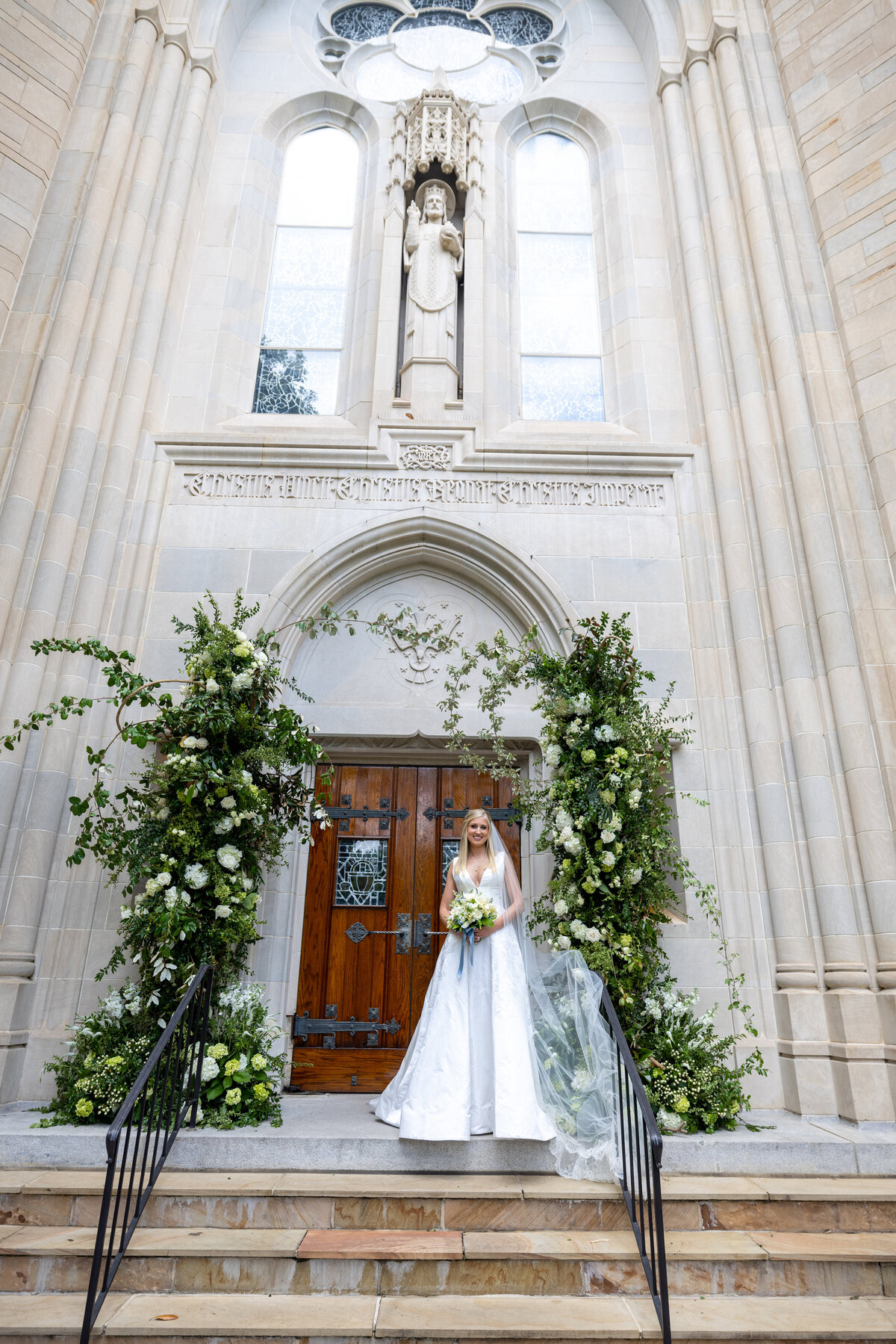 Bridal Portrait at Christ the King Wedding