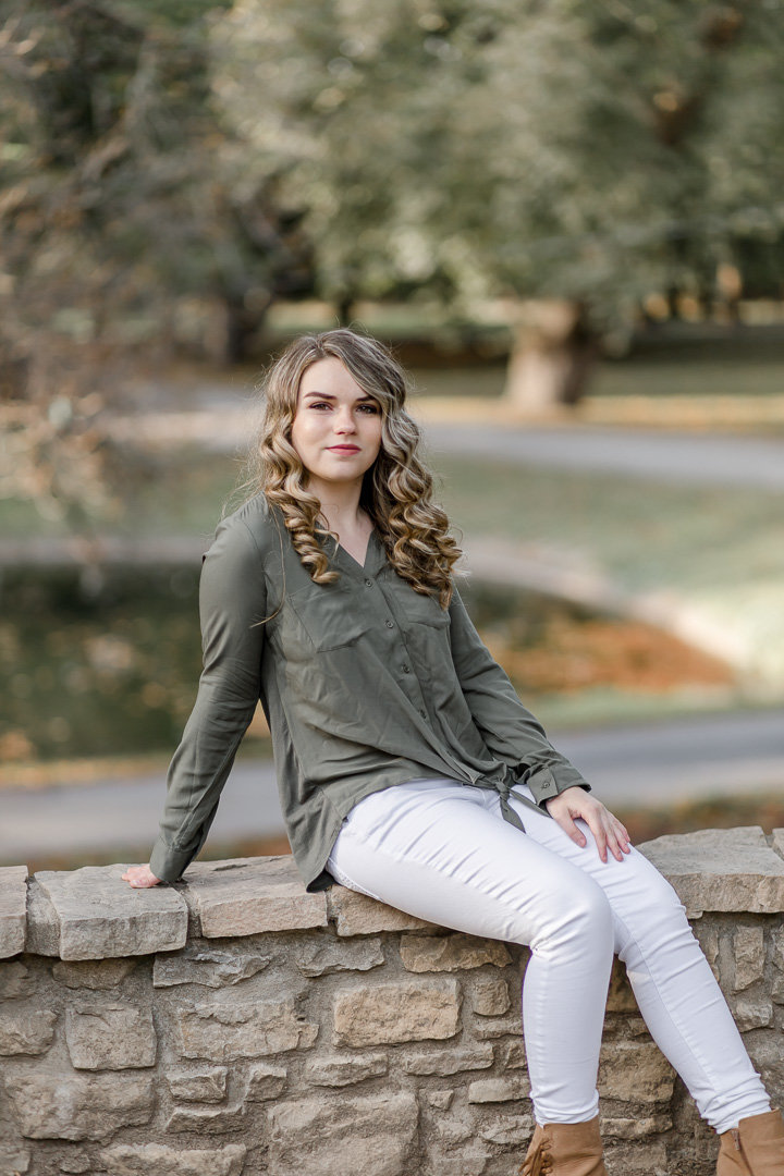 Senior Session at Snyder Park