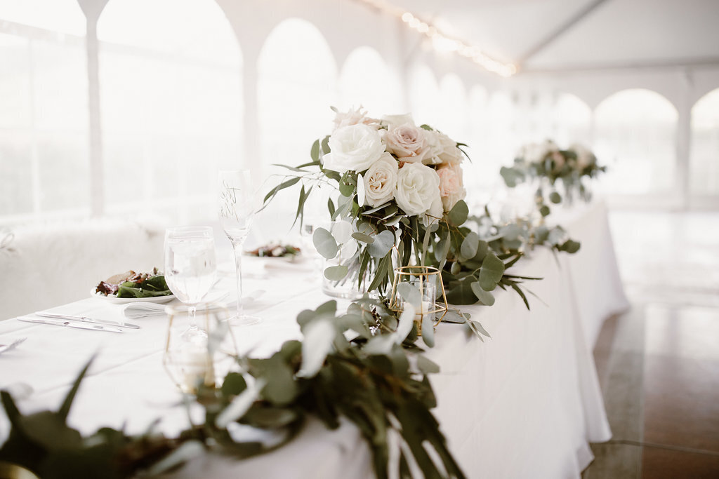 Head Table Wedding Flowers