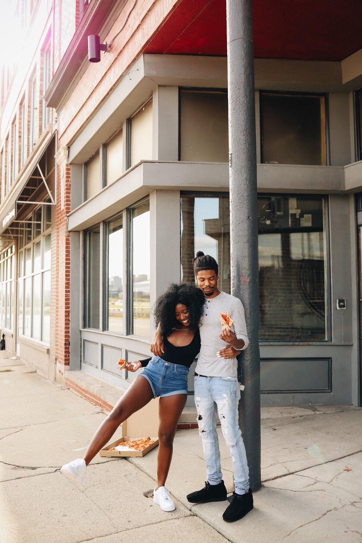 Black-and-in-love-couple-enjoying-pizza-from-Supinos-in-Detroit-MI-Eastern-Market-Area.-Photo-by-Chettara-of-Chettara-T.-Photography. (2)