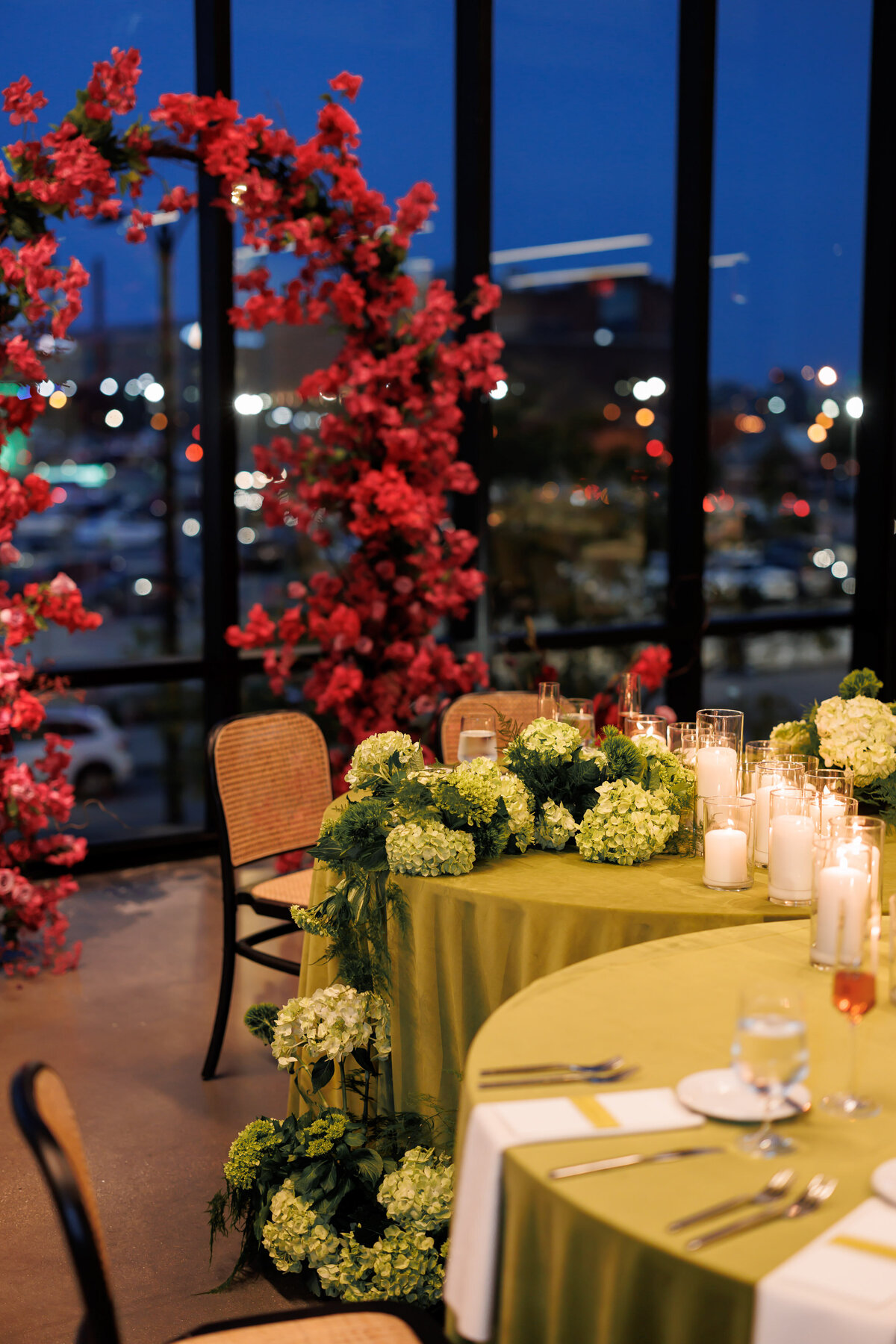 bold color block wedding gather at deer district milwaukee -60