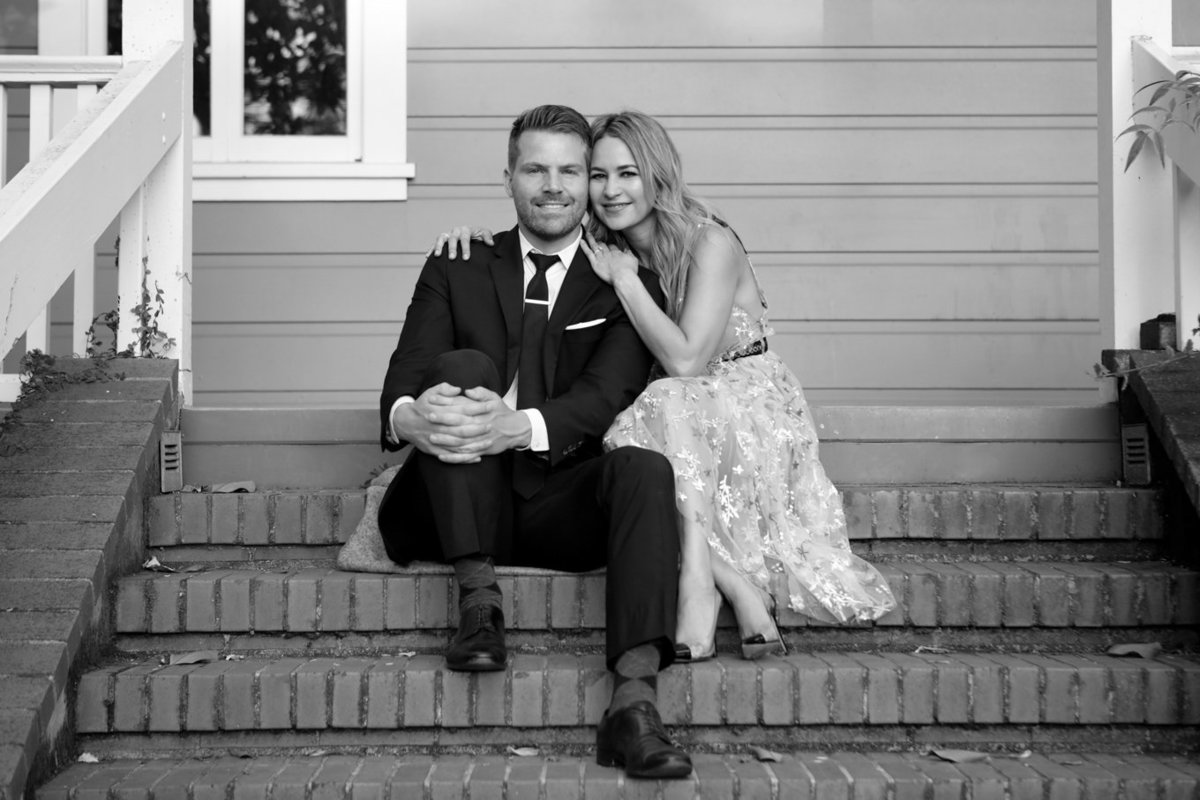 Engagement session in northern california with deneffe studios, black and white natural light photograph