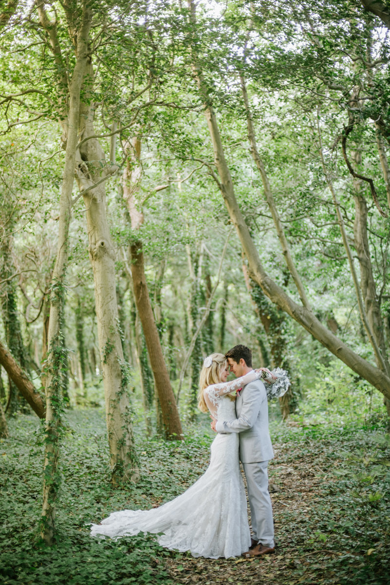 Romantic wedding photo in Sring Lake NJ