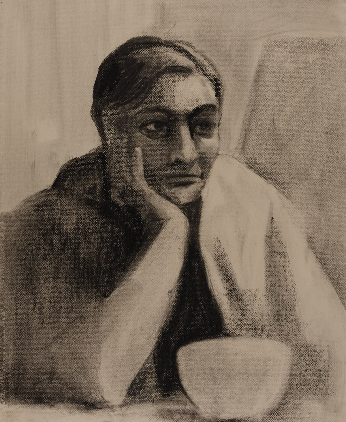 Untitled Charcoal Drawing