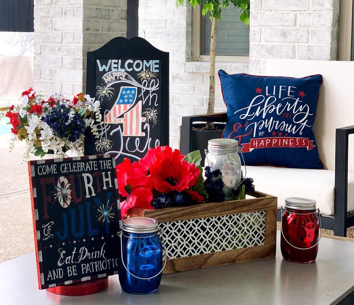 4th of July outdoor decor