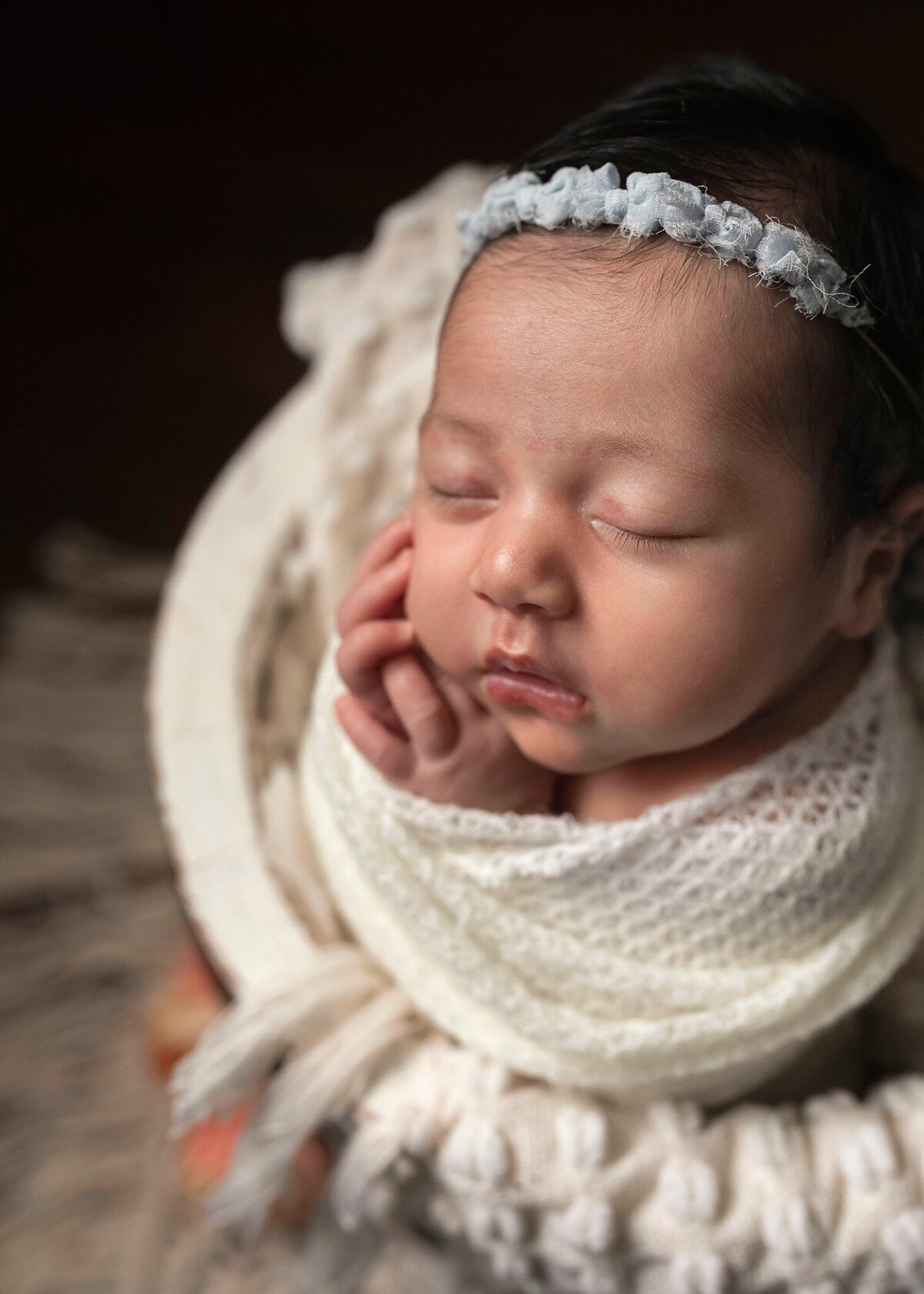 NJ Newborn Photographer captures brand new baby girl