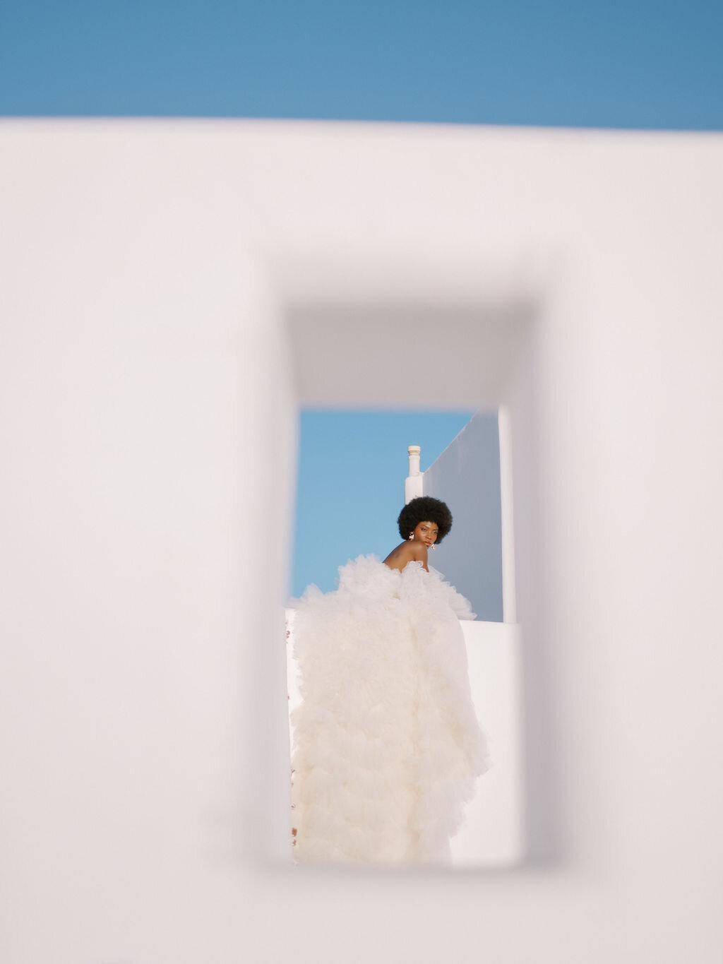 Greece Bridal Session Rocabella Santorini Millia London Gown Vicki Grafton Photography714 