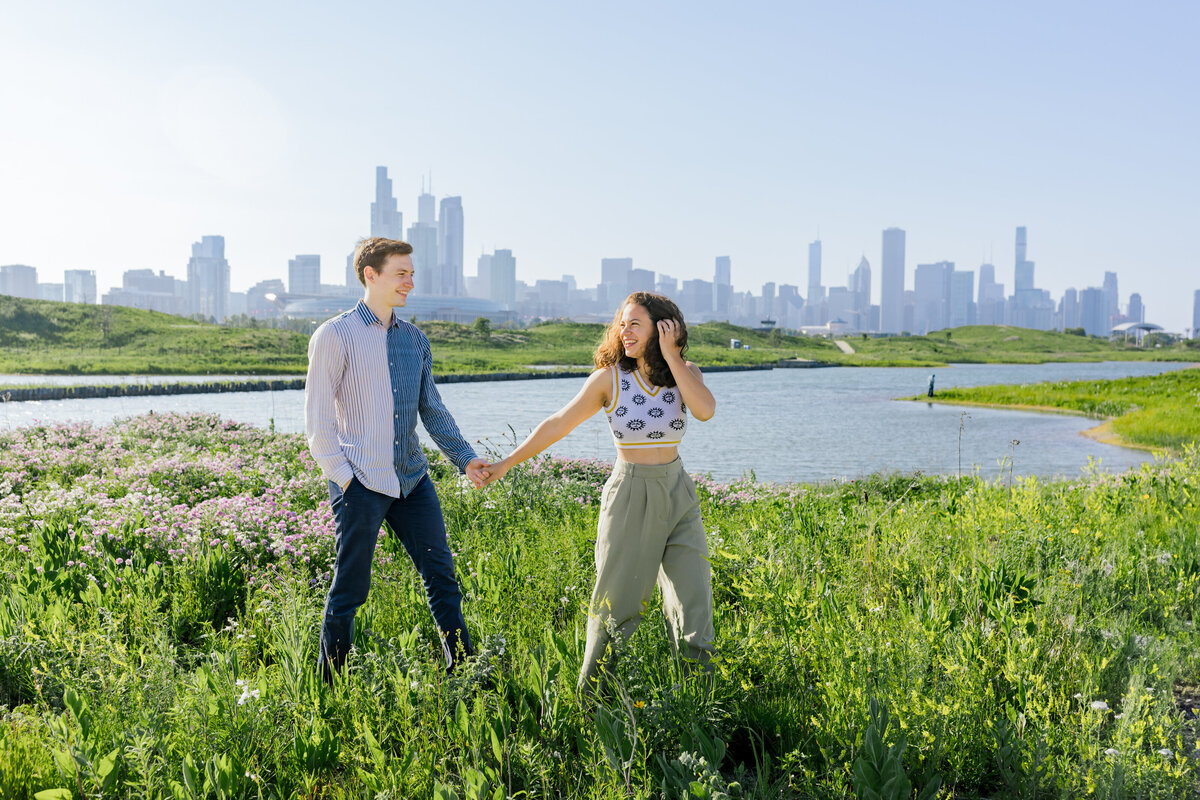 Northerly Island Engagement Session, Chicago & Miami Wedding Photographer
