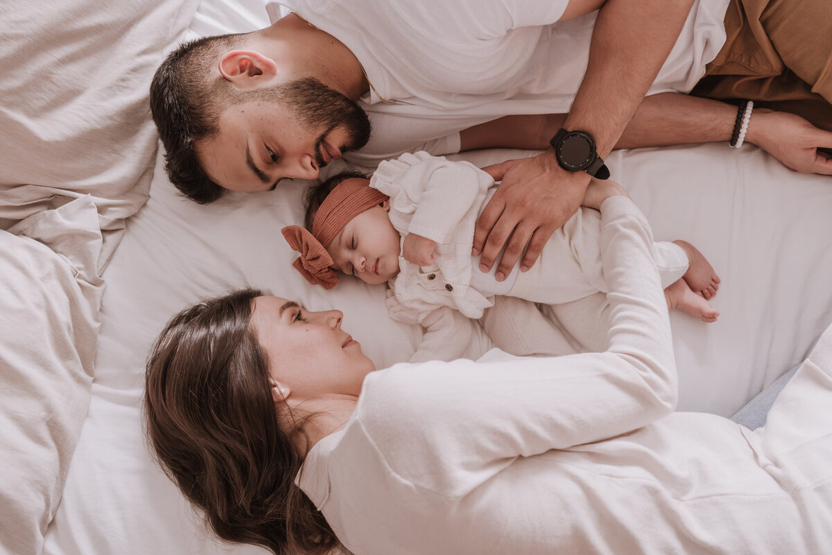 parents with baby