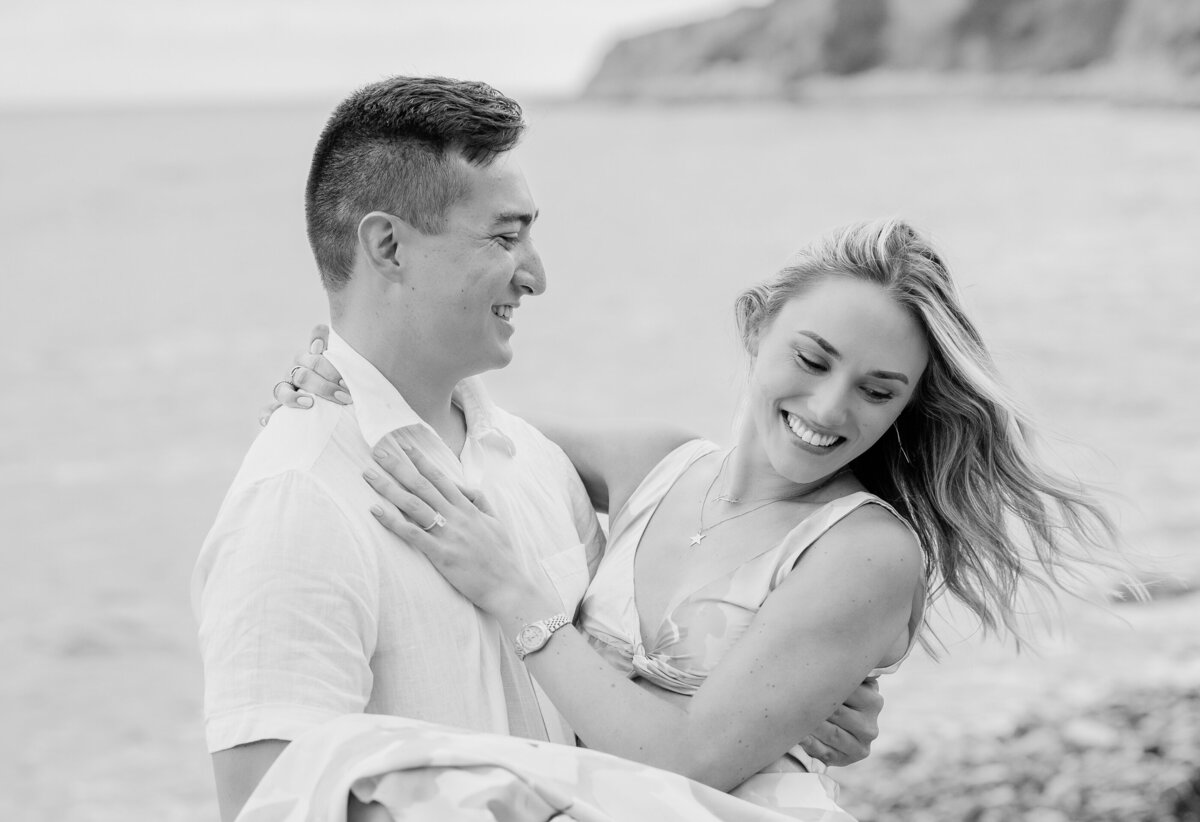 palos verdes engagement photographer terranea