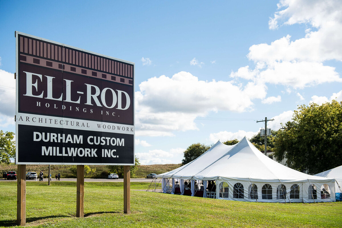 Ottawa event photos showing a wide angle setup of the tent for Ell-Rod 25th anniversary celebration.  Captured by JEMMAN Photography COMMERCIAL
