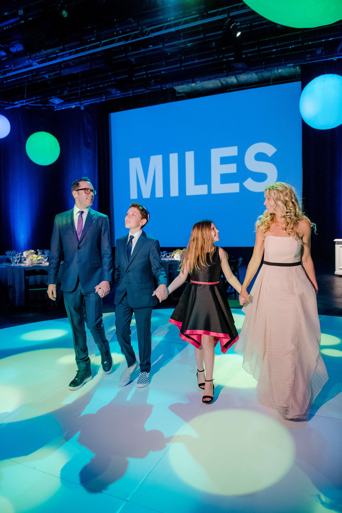 Family pictures for a Beverly Hills Bat Mitzvah