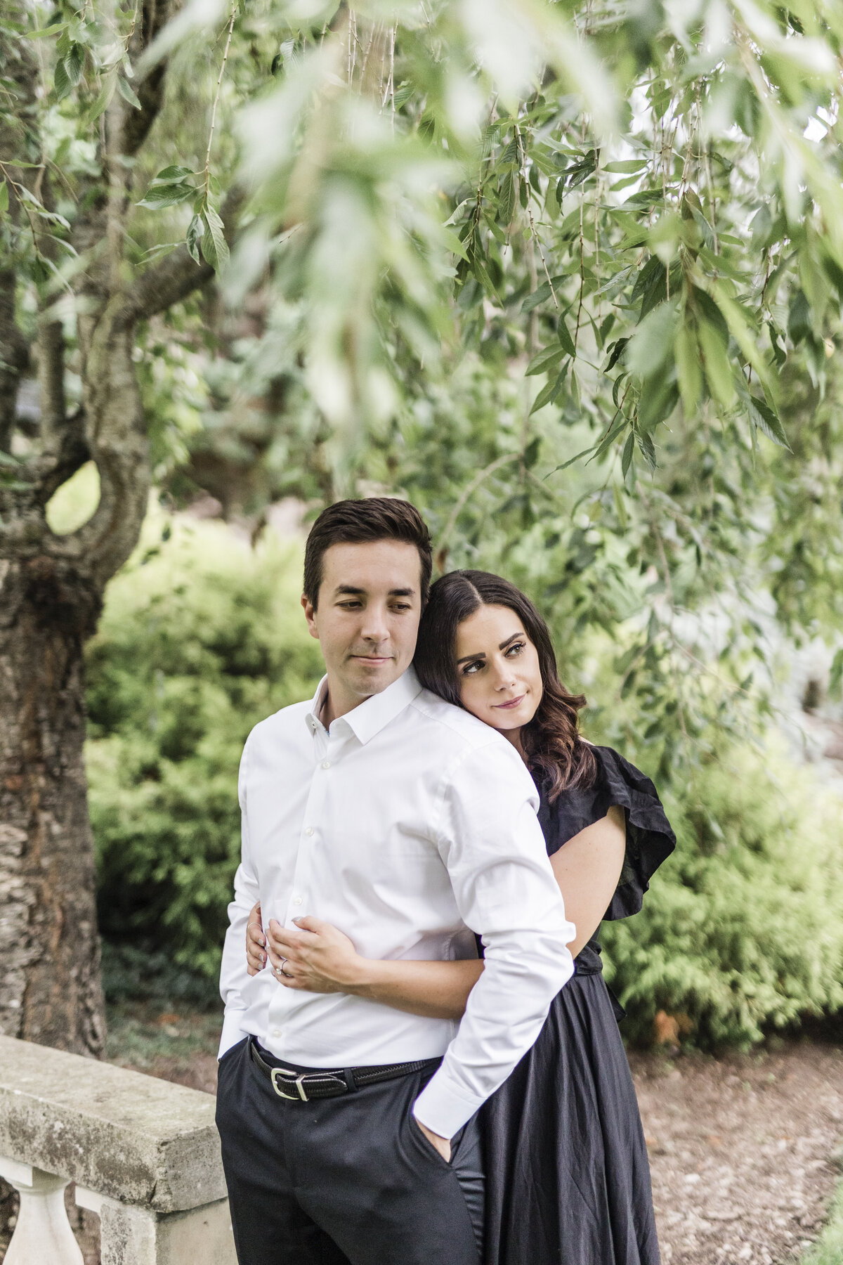 Engagement photos at Cranbrook House and Gardens